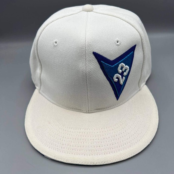 Air Jordan 23 Hat Men 7 3/8 White Embroidered Jumpman Fitted Cap